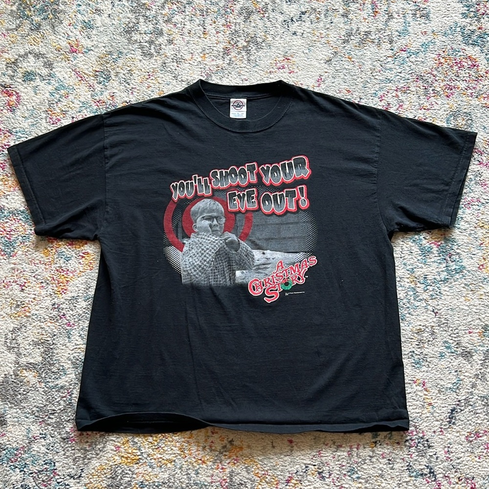 Vintage A Christmas Story You’ll Shoot Your Eye Out Shirt Mens XL